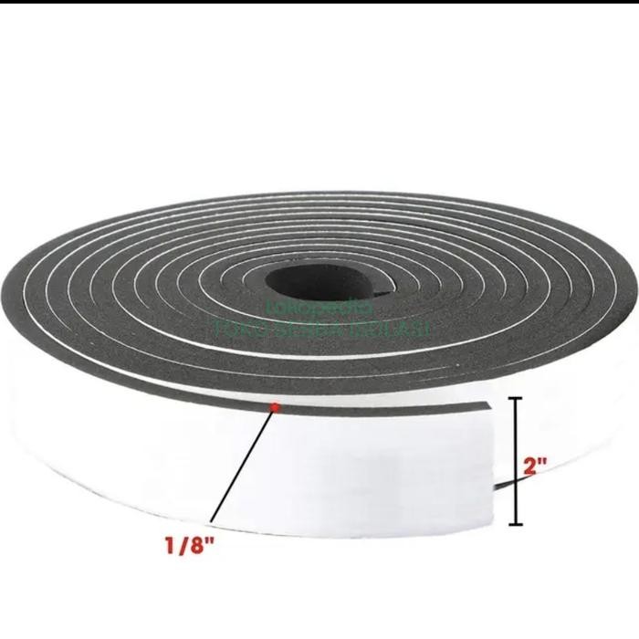 

Stok Baru Foam Seal Tape Self Adhesive Weather Stripping For Doors and Windows