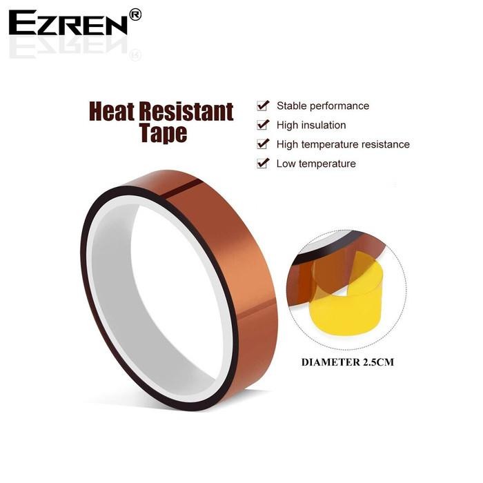 

Stok Baru Ezren 2.5CM Isolatif Antipanas Kopten Perekat Elektronik BGA Tape