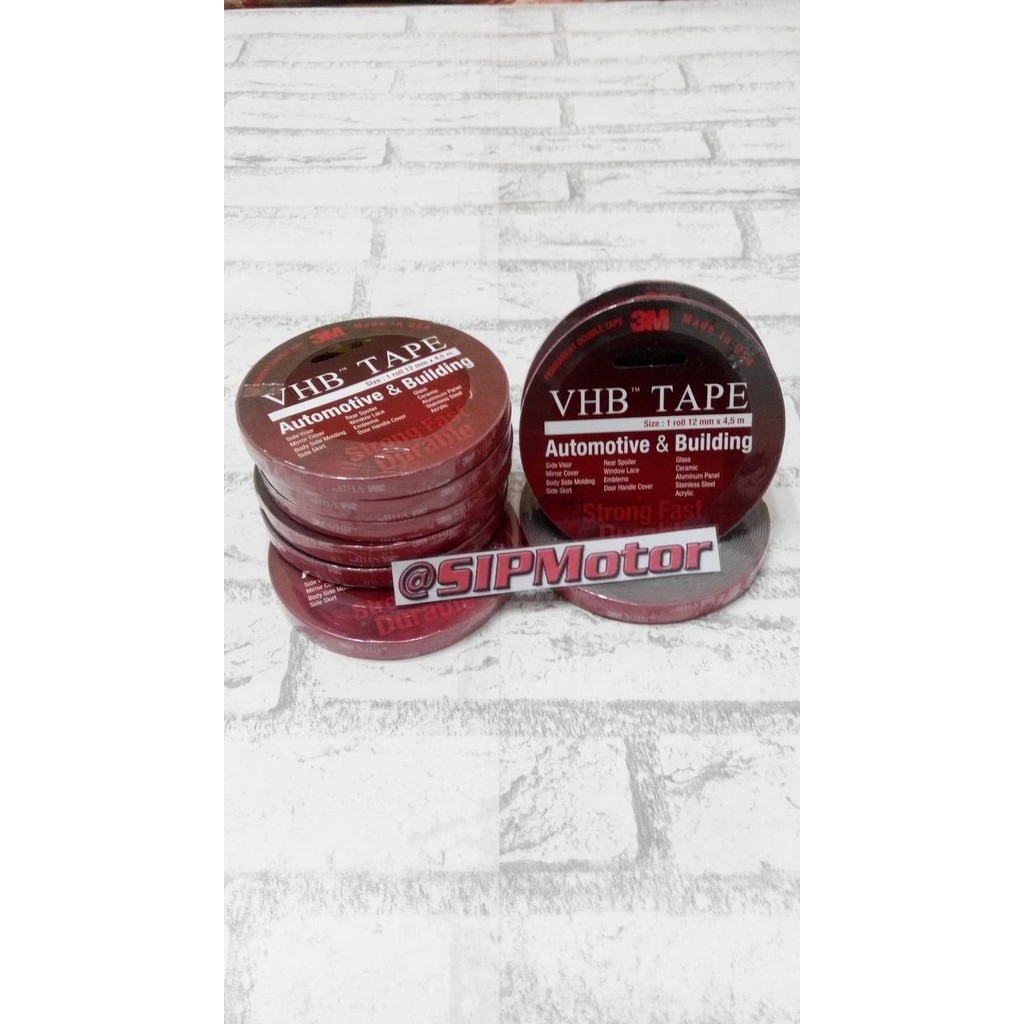 

Stok Baru Double Tape 3m VHB 12mm Perekat Double Tip