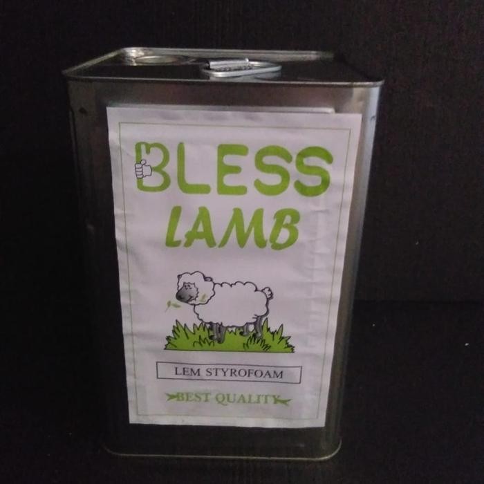 

Stok Baru 1 Blek Kaleng Lem Styrofoam Lem Gabus Bless Lamb