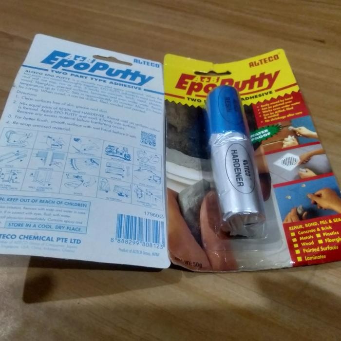 

Stok Baru Lem Epo Putty 50 Gram alteco serbaguna