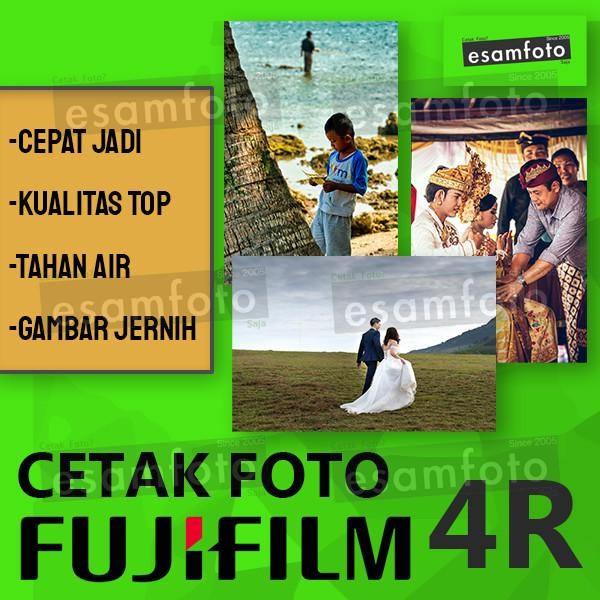 CETAK FOTO 4R FUJIFILM PAKET 100 FOTO