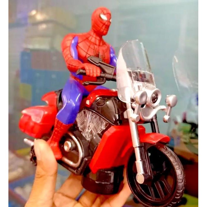 Spiderman Rider - Motor Spiderman Bump Go Mainan Anak Laki Laki