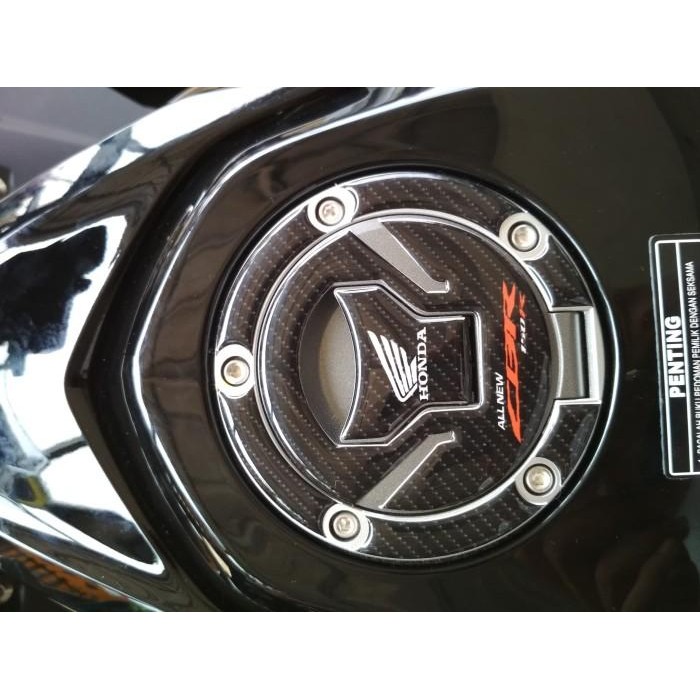 (Expert) Tank pad set honda cbr 150 new facelift fuelpad keypad segitiga carbon
