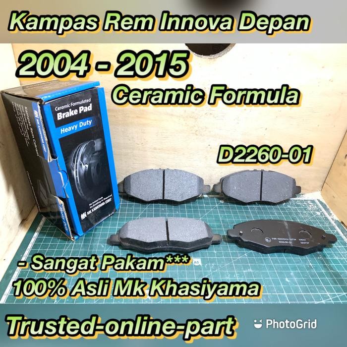 Kampas rem Innova depan kampas rem MK 100% Asli JPN