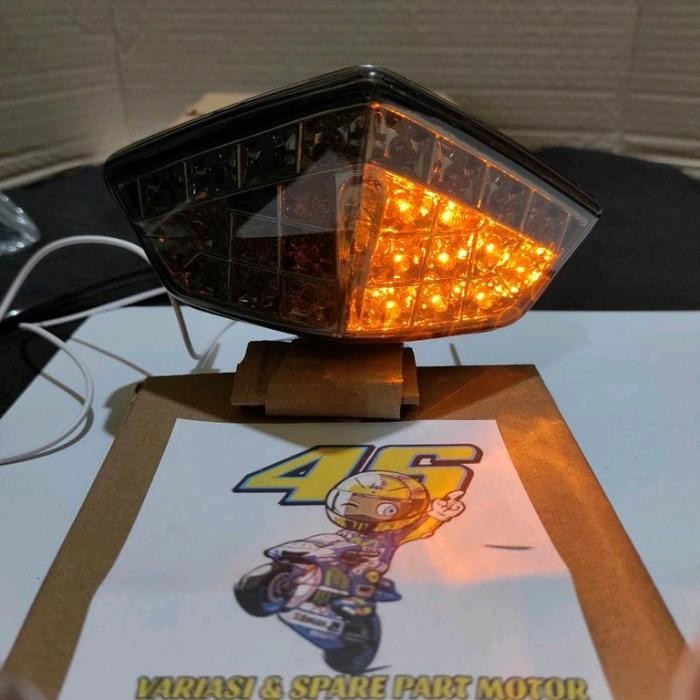 Best Seller Stoplamp Lampu Stop Rem Belakang Led Vixion New Plus Sen Led & Senja Running