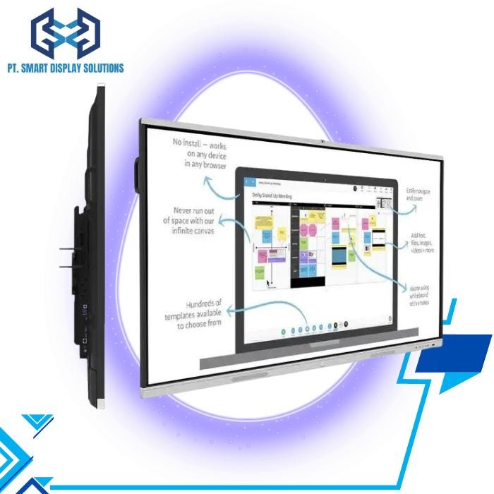 

Terlaris Interactive Whiteboard 75" Kantor Sekolah Meeting Windows Core I7 Atau Core I5 8Gb 256Gb