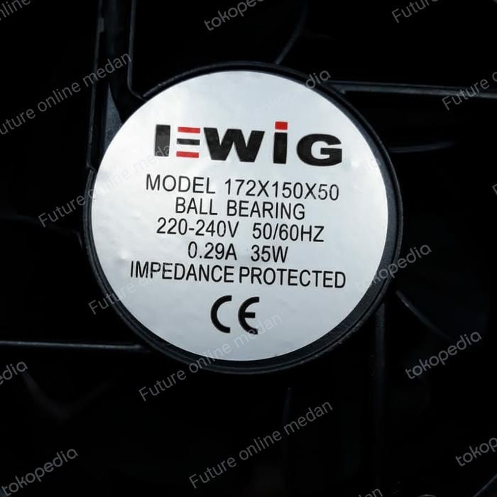 Buruan,. Mini Fan Ewig 172 X 150 X 50 Ball Bearing Mf 150 - 172 Exhaust Vidio
