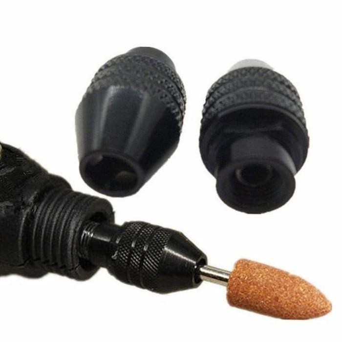 [Expert] multi chuck keyless M8 kepala bor mini grinder adaptor dremel
