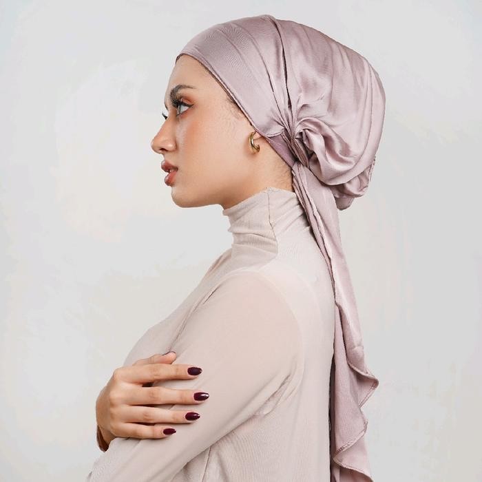Lowkey Lux Series Turban Turban Dewasa By Winonamode Turban Mewah Turban Pea Silk