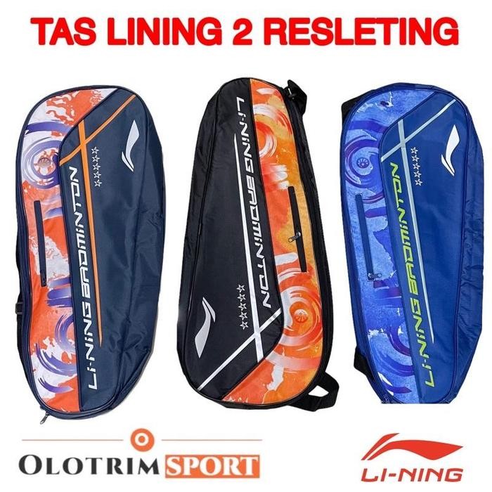 Tas Badminton LINING 2R THERMO 2 R Resleting Thermal Timah Original