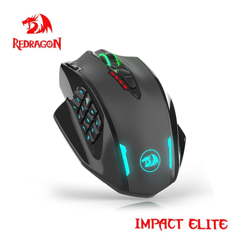 REDRAGON Impact Elite M913 RGB USB 2.4G Wireless Gaming Mouse 16000