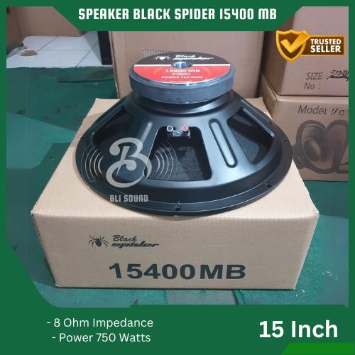 Speaker Komponen Black Spider Bs 15400 Mb 15 In 15In 15" Blackspider