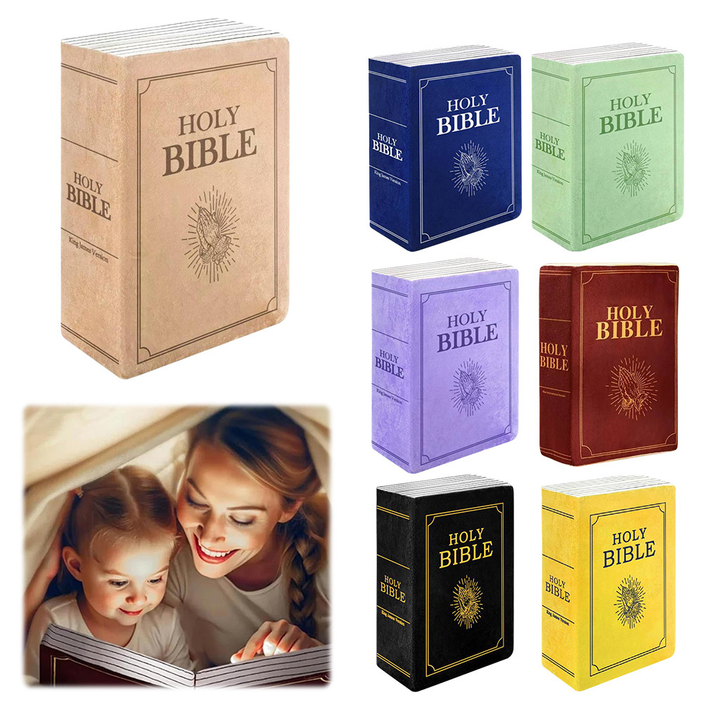 Bible Pillow Bible Verse Pillow Holy Bible Pillow Plush Religious Party Favors Gifts for Kids