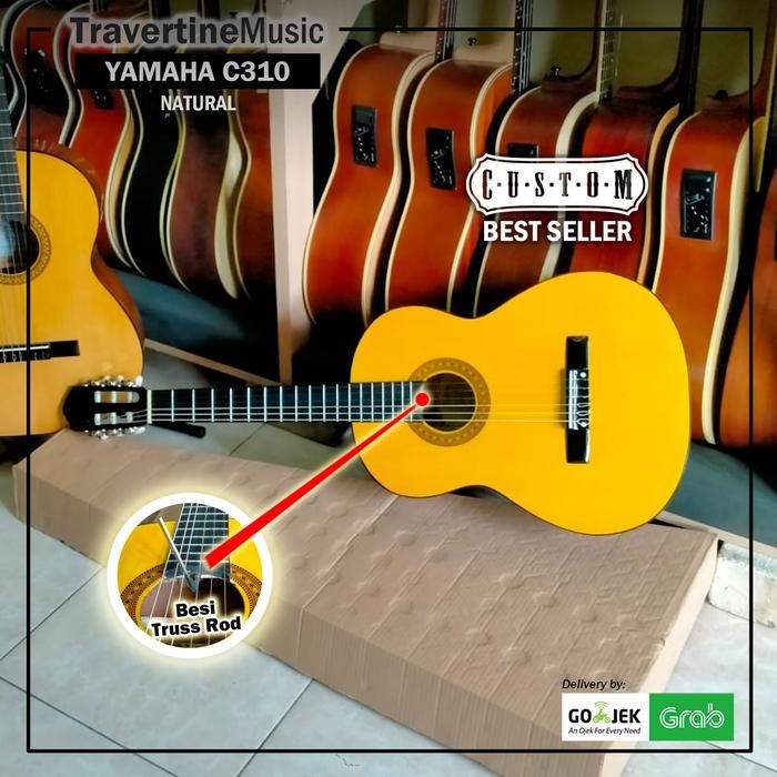 Gitar Clasic Yamaha C310 Custom High Quality Trusroad Elektrik 7545R Termurah