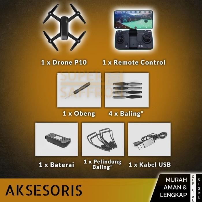 Drone Phip P10 Quadcopter Camera Zoom 4K Hd Murah Remote Control