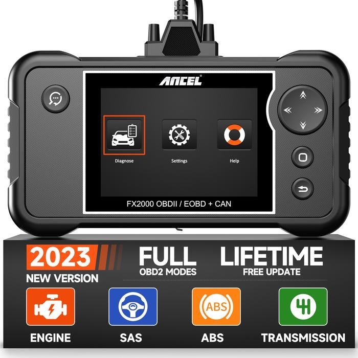 ANCEL FX2000 Car OBD2 Diagnostic Tools Automotive OBD Scanner ABS SRS