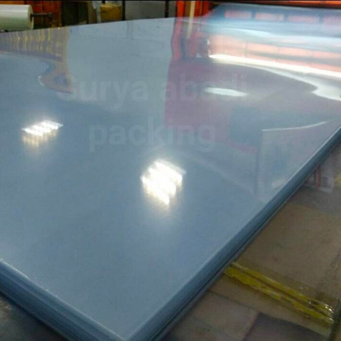 mika PVC bening lembaran/mika PVC clear tebal 1mm 100cm x 200cm