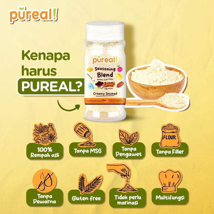 

Pureal! Creamy Smoked Seasoning 85 Gr