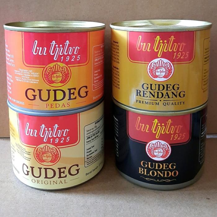 

Gudeg Kaleng Bu Tjitro All Varian (Kaleng Penyok Sedikit) New