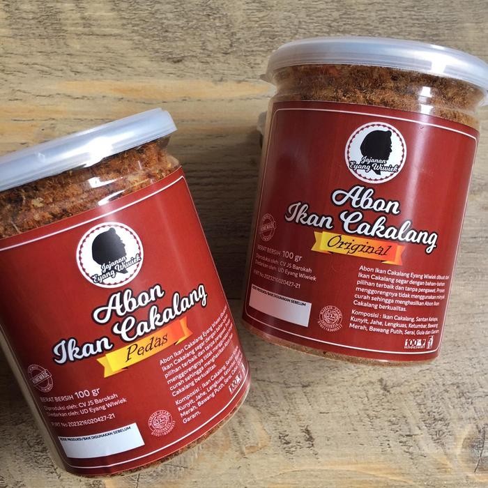 

Abon Ikan Cakalang Merek Jajanan Eyang Wiwiek (berat bersih 100 gr) New