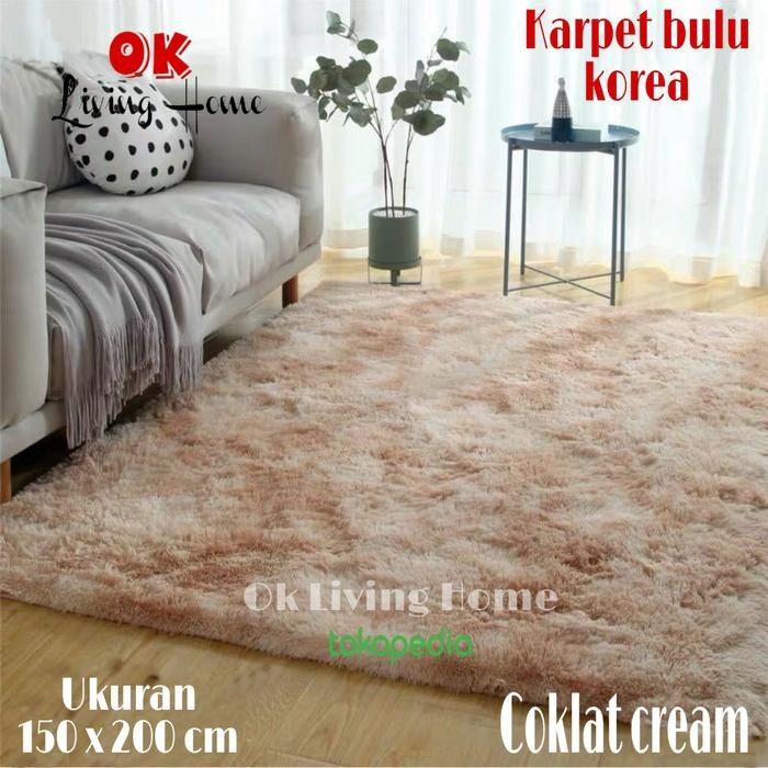 Karpet bulu, karpet bulu korea, karpet bulu halus, karpet bulu premium