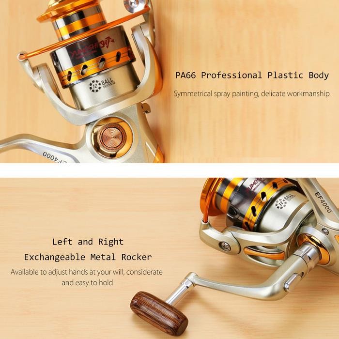 Banyak Dicari Yumoshi Reelsking Ef9000 Reel Pancing Spinning 12 Ball Bearing