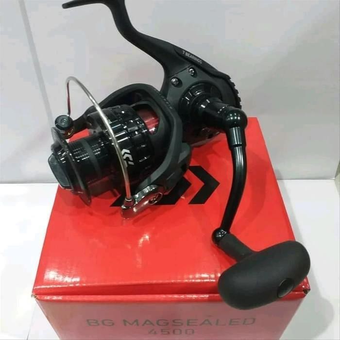 Paling Baik Reel Spinning Daiwa Bg Magsealed 4500 Model 2018 Power Handle Max