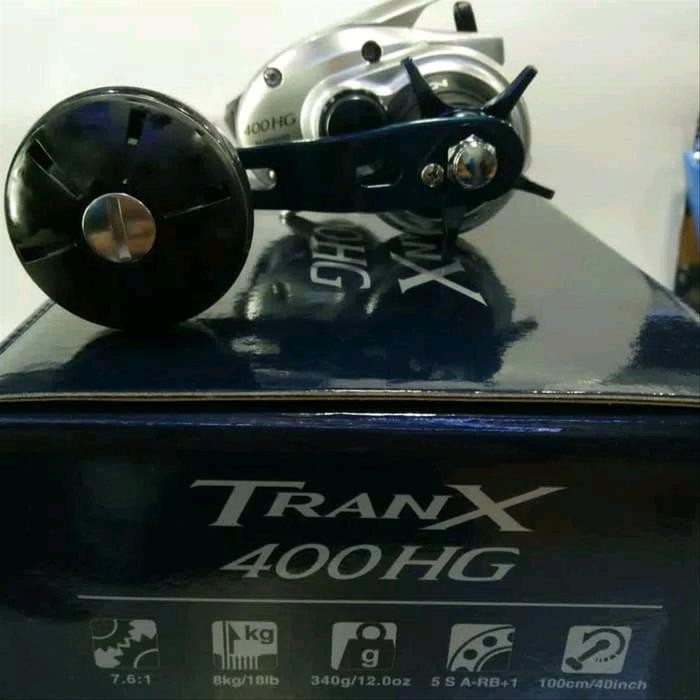 Bagus Reel Bc Shimano Tranx 400Hg Handle Kanan