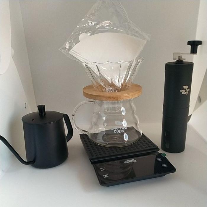 PAKET ALAT KOPI MANUAL BREW V60 / ALAT SEDUH KOPI MANUAL