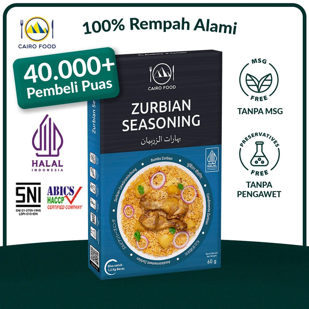 

Bumbu Zurbian Spice Mix Sehat - Cairo Food