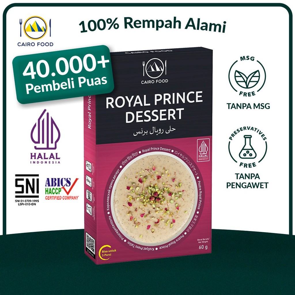 

Royal Prince Dessert Spice Mix Sehat - Cairo Food