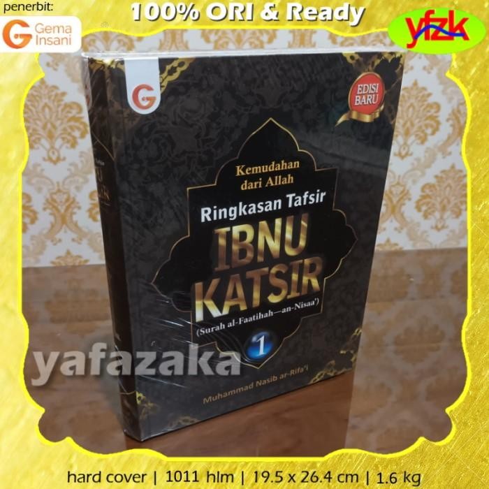 BUKU RINGKASAN TAFSIR IBNU KATSIR LENGKAP - KITAB TAFSIR AL QURAN IBN KASIR KATHIR