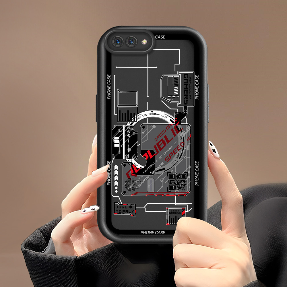 Casing Hp Untuk OPPO A3S A12E Phone Case Silikon Softcase Mode Soft Cassing Cover Kesing Pria Cesing