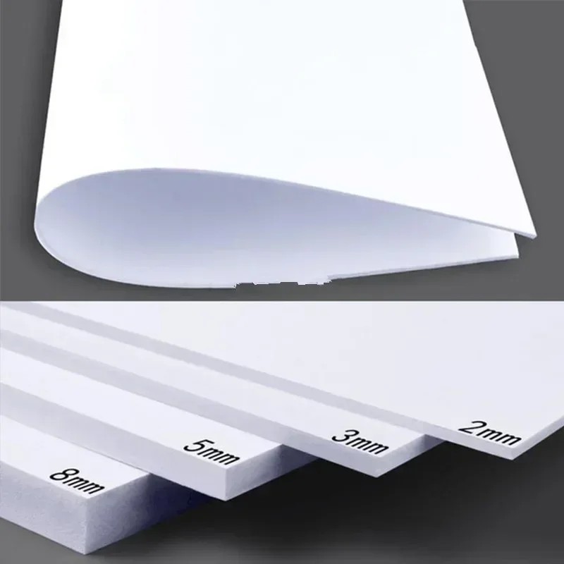 5pcs 300x200mm White/Black PVC foam board For DIY Building model materials Handmade Model making