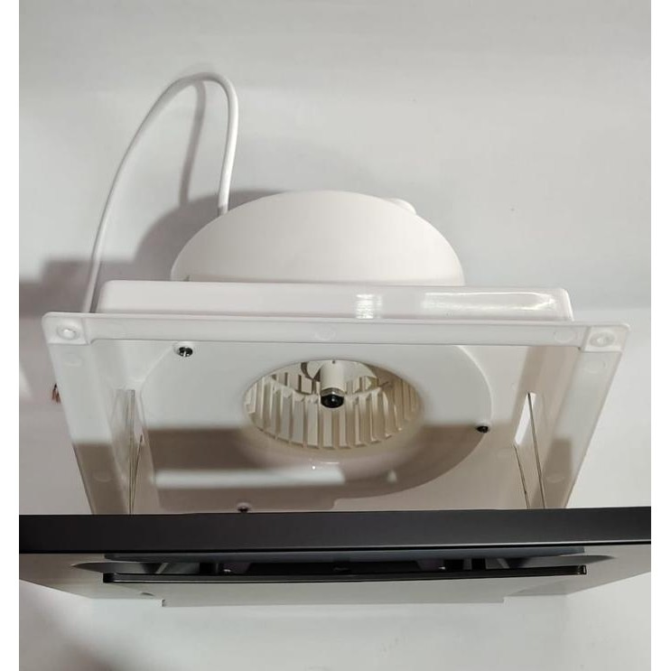 Exhaust Fan Plafon Ducting Kipas Hexos Hitam Black Siuonhata Garansi Pabrik