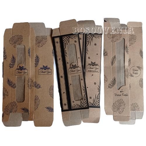 Pesta_Genz 50 Set Sovenir Sendok Garpu Stainless + Box Rustic Souvenir Pernikahan