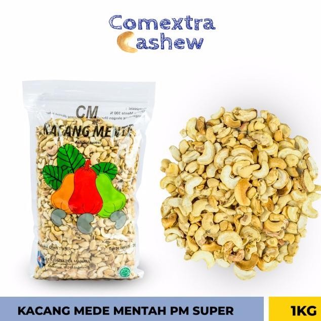 

Kacang Mede Mentah Pecah Merah Super 1 Kg - Sulawesi Cashew Mente Mete