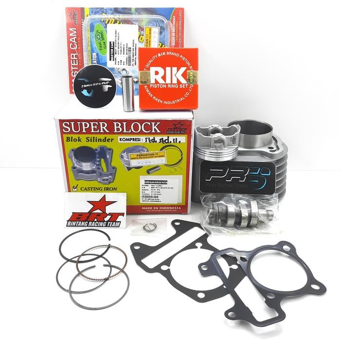 Paket Bore Up Blok BRT Beat Karbu Scoopy Karbu Spacy Karbu PRS