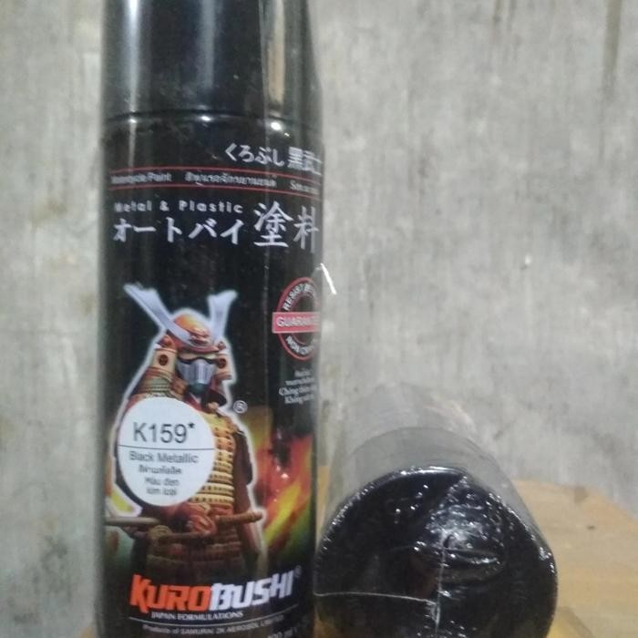 cat samurai/cat pilox black metalic/hitam metalic k159* 400ml