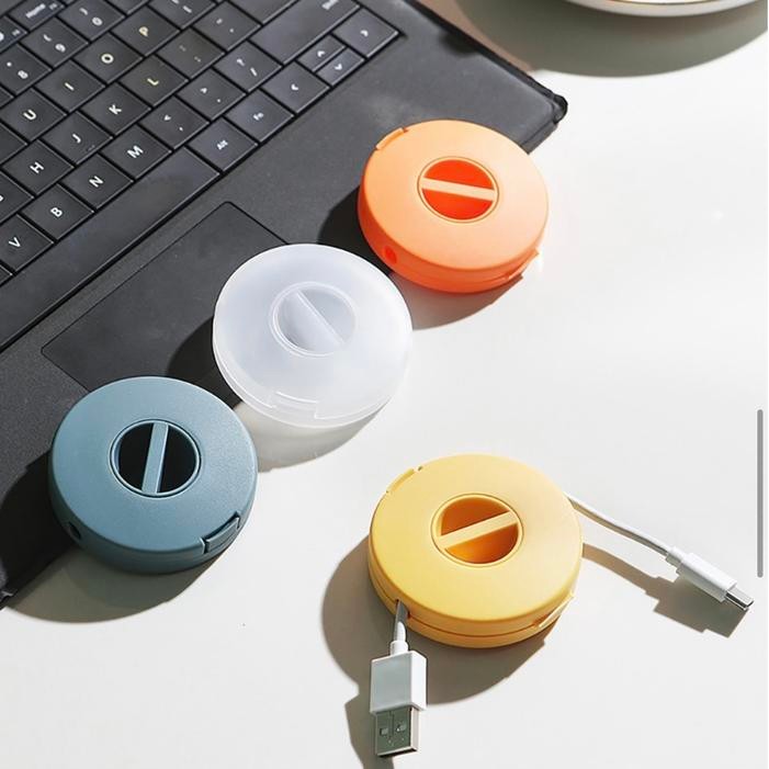 

PANACHE4 Pcs Phone Cable Roller Organizer Tempat Kabel HP USB Earphone