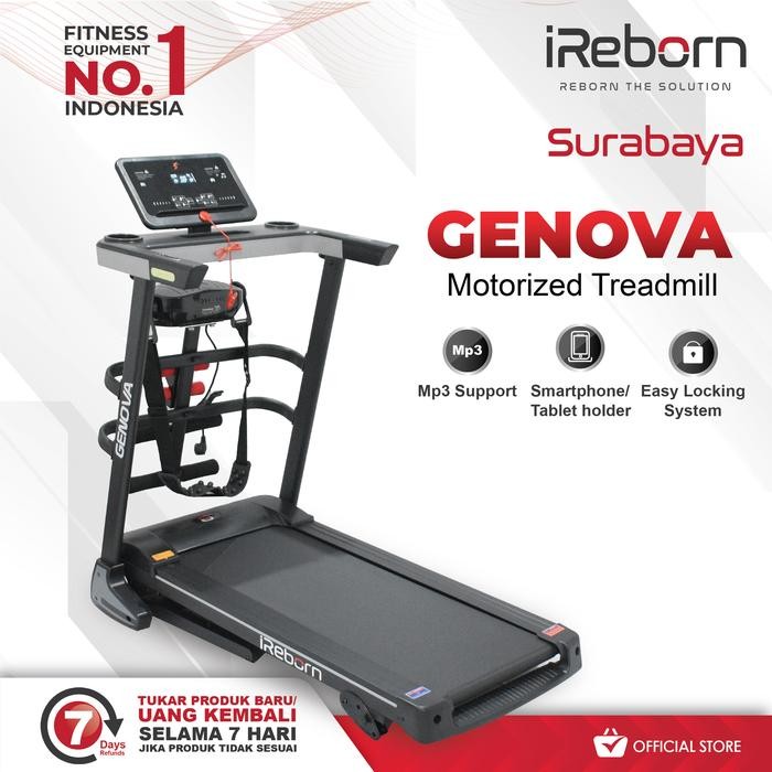 Treadmill Elektrik Alat Fitness Ireborn Genova