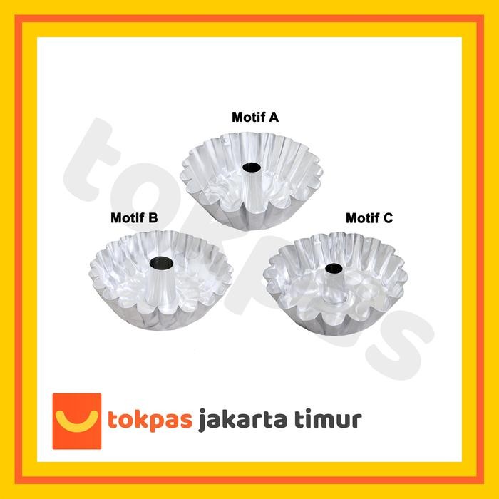 Loyang Press Bunga Swirl Kue Bolu Aluminium (3 Pilihan Motif) Cetakan Kitch Gratis Ongkir Lengkap Pr