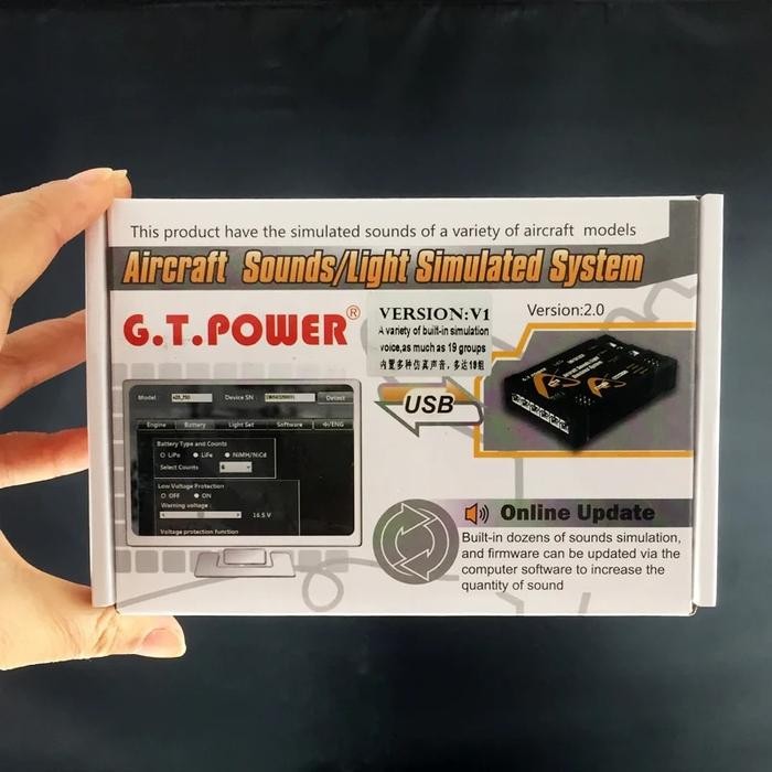 GT Power Aircraft Simulated Sounds Light System V1 For RC Airplane