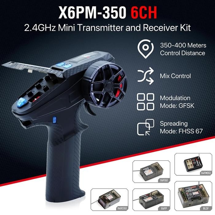DumboRC X6PM-350 2.4G 6CH RC Remote Controller with X6F / X6FG / X6FP