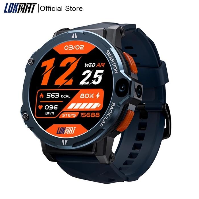 LOKMAT APPLLP 6 PRO Android 4G Smart Watch Phone Full Round Touch