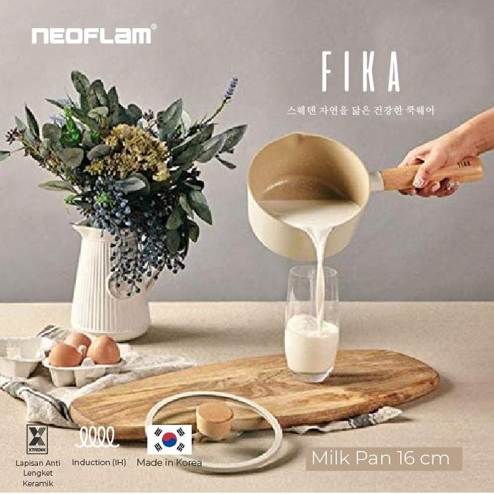 PREMIUM Neoflam FIKA Milk Pan Panci Susu Keramik Induksi