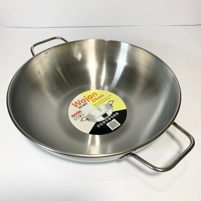 PREMIUM Wajan Stainless Steel Maxim 24 cm