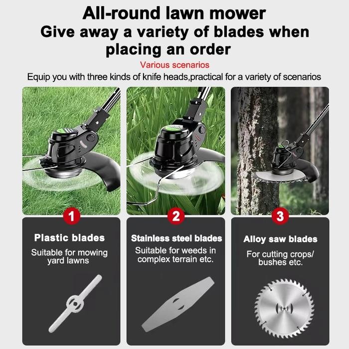 Mesin Pemotong Rumput Elektrik Mesin Potong Rumput Baterai