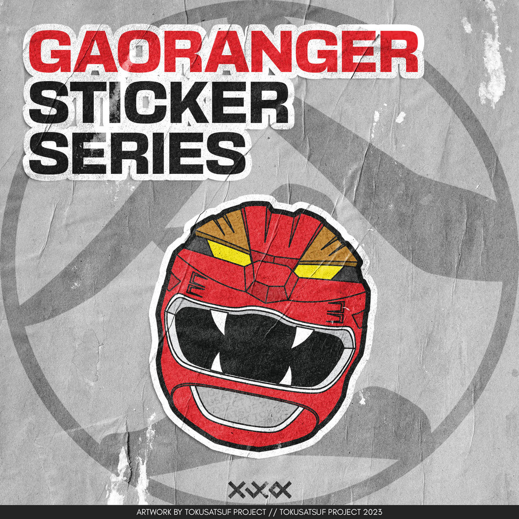 

Hyakujuu Sentai Gaoranger Series Sticker Stiker